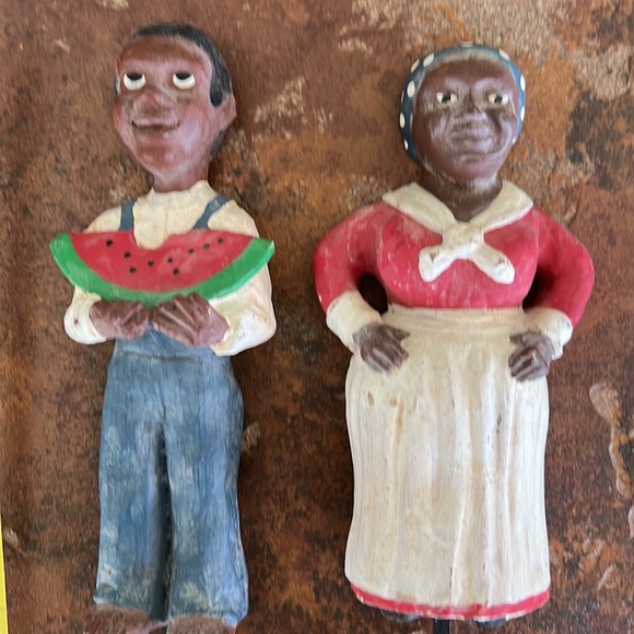 Vintage Mammy & Pappy Wall Scones / Candlestick Holders; RARE! - Picture 3 of 8